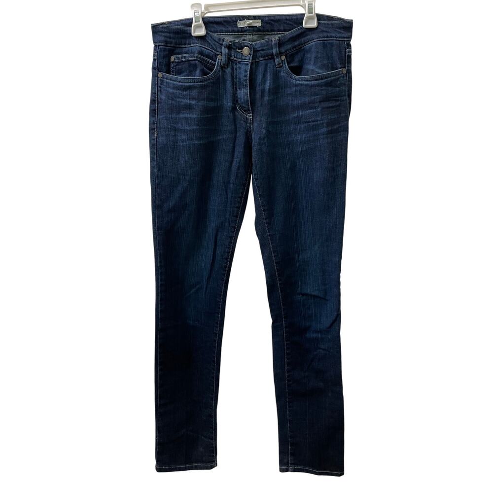 Eileen Fisher Dark Denim Slim Leg Jeans